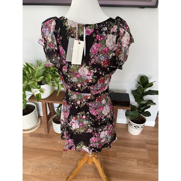 LoveShackFancy Garner Midnight Muse Mini Dress Size 8 NEW $425 - Picture 5 of 8